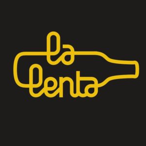 LOGO LA LENTA GROC FONS NEGRE